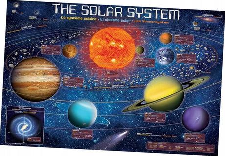 Eurographics - il sistema solare - pezzi 500xl 68×48 cm (l×a) - puzzle
