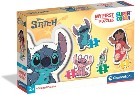 Clementoni i miei primi puzzle punto - 4 puzzle per bambini da 3 a 12 pezzi - puzzle disney puzzle - primo puzzle per neonati e bambini piccoli