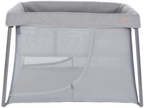 Lettino da viaggio 3 in 1 Béaba eazy sleep - lettino da campeggio di lusso - dalla nascita ai 4 anni - culla, box per lettino - rete traspirante - inclusa borsa da viaggio per 2 materassi - leggero 6,8 kg - grigio