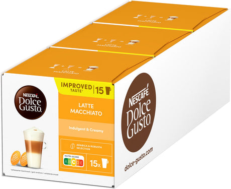 Nescafé dolce gusto capsule latte macchiato - 90 tazzine per 45 tazze di caffè