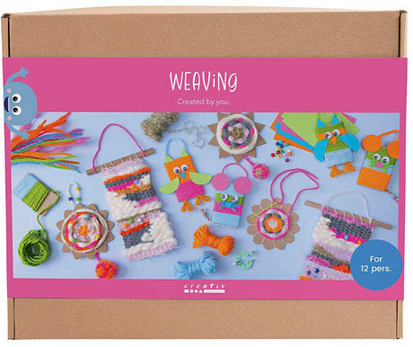 Azienda creativa https: www.cchobby.nl gruppo set-weaving-wall-mounts-hangers-owls-mouse-diverse-colors-1-box