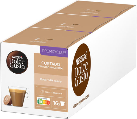 Nescafè dolce gusto cortado espresso macchiato (3x 16 tazze)