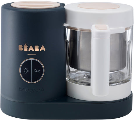 Béaba babycook neo® - preparatore di pappe 4 in 1 - vaporiera e robot da cucina - ciotola in vetro - blu