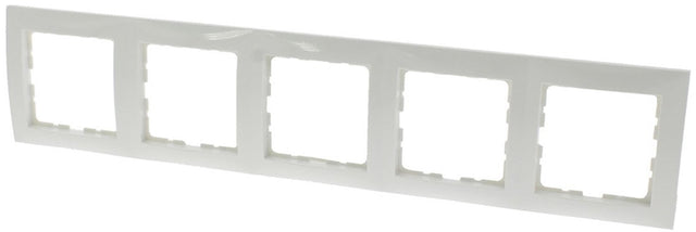Berker s1 cornice di copertura 5 vie bianco polare