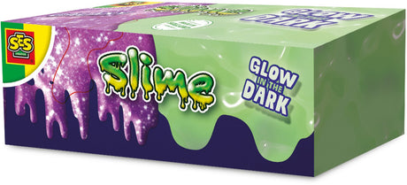 Ses creative ses slime - si illumina al buio 2x120gr