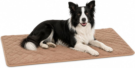 Cuscino per cani Flamingo - cuscino ortopedico per cani - cuscino per panca in memory foam - beige weimar l - tappetino per cani in memory foam premium - 100,5 cm