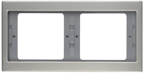 Berker k5 cornice di copertura 2 pieghe in acciaio inox