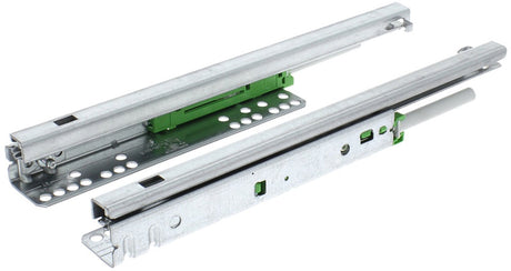 Guida per cassetto Building core bianca con chiusura ammortizzata 40 cm