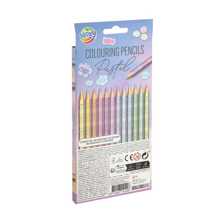 Set matite colorate pastello Moxy 12 pezzi