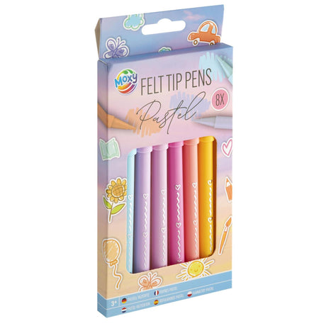 Pennarelli Moxy pastello, 8 pz.