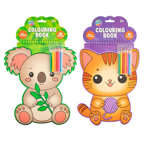 Libro da colorare Moxy a forma di animale 20 fogli + 6 matite