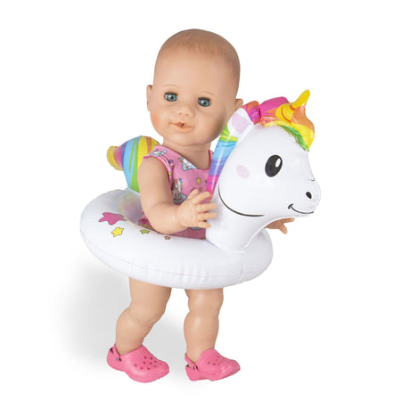 Set da bagno per bambola Heless unicorno, 35-45 cm