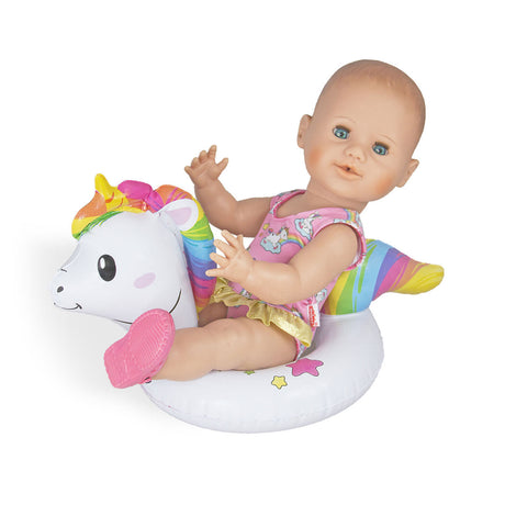 Set da bagno per bambola Heless unicorno, 35-45 cm