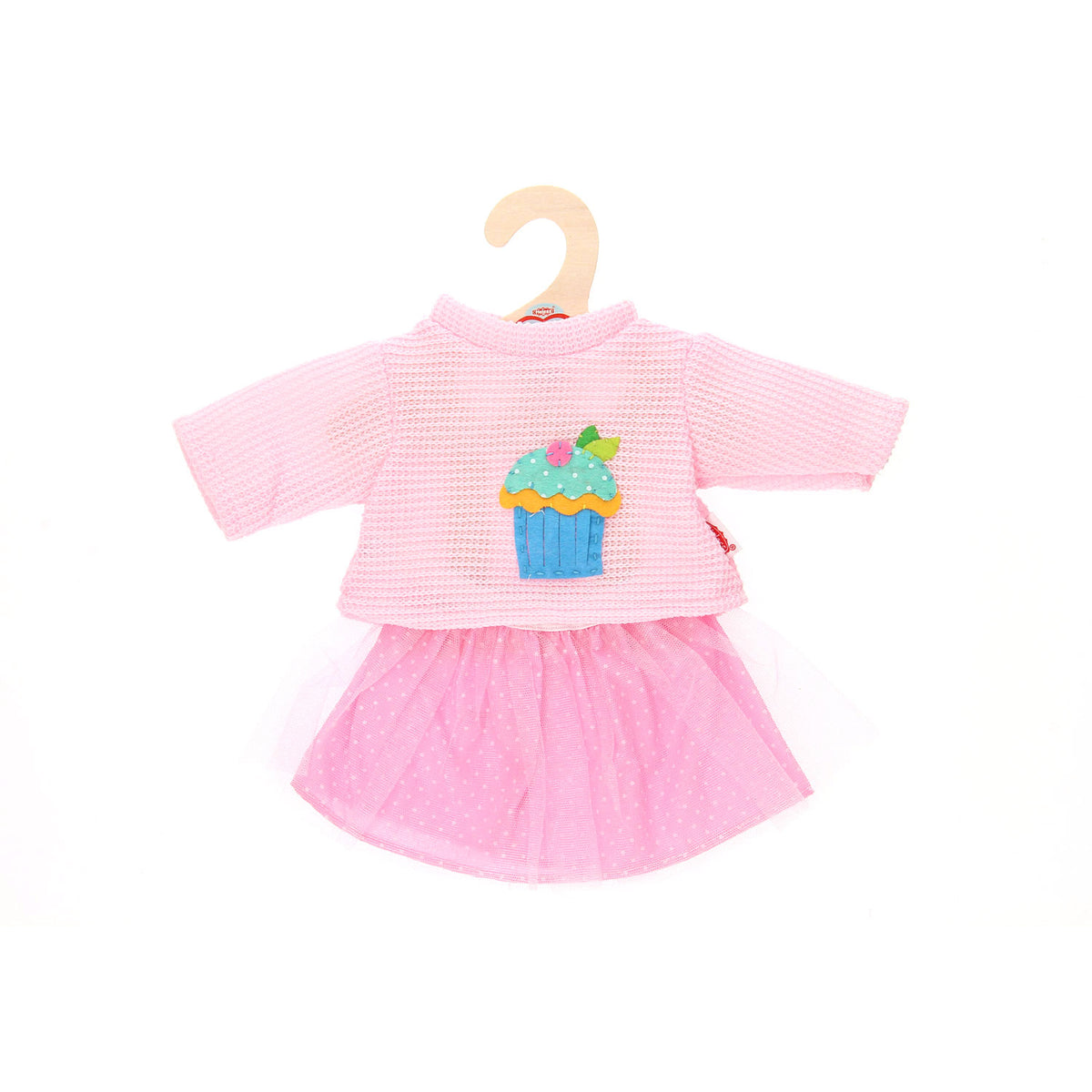 Maglione per bambola Heless con gonna, 35-45 cm