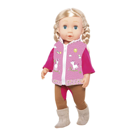 Vestito da bambola Heless da equitazione - unicorno, 28-35 cm