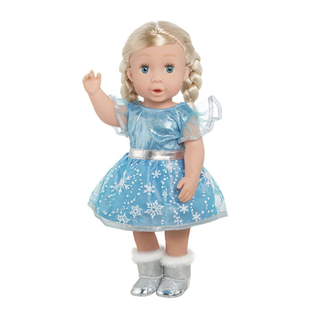 Abito da bambola Heless da principessa del ghiaccio con mantello, 28-35 cm
