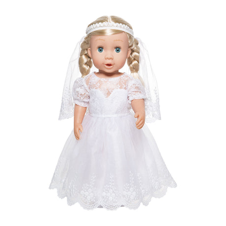 Abito da sposa bambola Heless con velo, 35-45 cm
