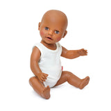 Biancheria intima e maglietta per bambola Heless bianca, 35-45 cm