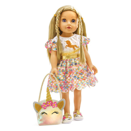 Heless bambola ballerine unicorno, 30-34 cm