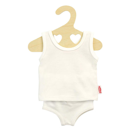 Biancheria intima per bambole Heless bianca 20-25 cm - set di vestiti per bambole.