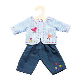 Giacca Heless con jeans rosa, 28-35 cm