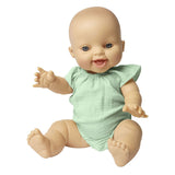 Body per bambola Heless verde menta con volant, 35-45 cm