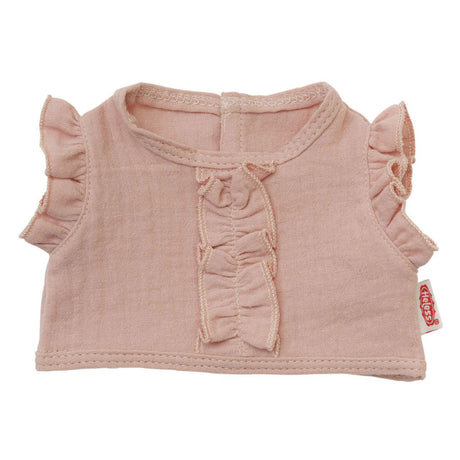 Gonna a portafoglio per bambole Heless rosa con parte superiore 35-45 cm