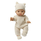 Bambole alenne a maglia ECRU complessiva, 35-45 cm