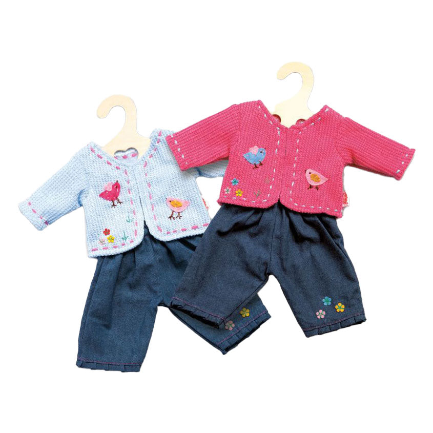 Giacca Heless con jeans rosa, 35-45 cm