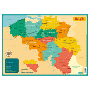 Montagne russe educative Deltas - mappa Belgio