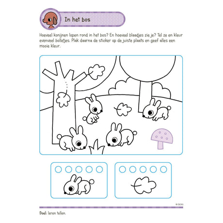 I Delta praticano divertimento con gli adesivi gruppo 1 - scrivere, leggere, contare (4-5 anni)