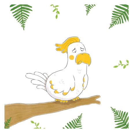 I delta solleticano il cacatua!