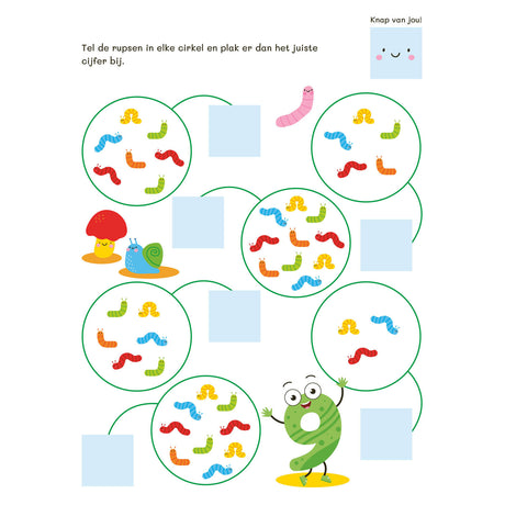 Conteggio dei delta da 1 a 10 con adesivi (5-6 anni)