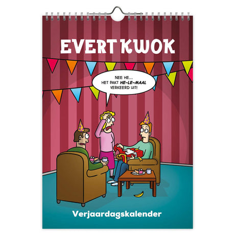 Calendario compleanno Comello evert kwok