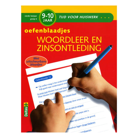 Schede pratiche Deltas per l'ortografia (9-10 anni), apprendimento delle parole e analisi delle frasi
