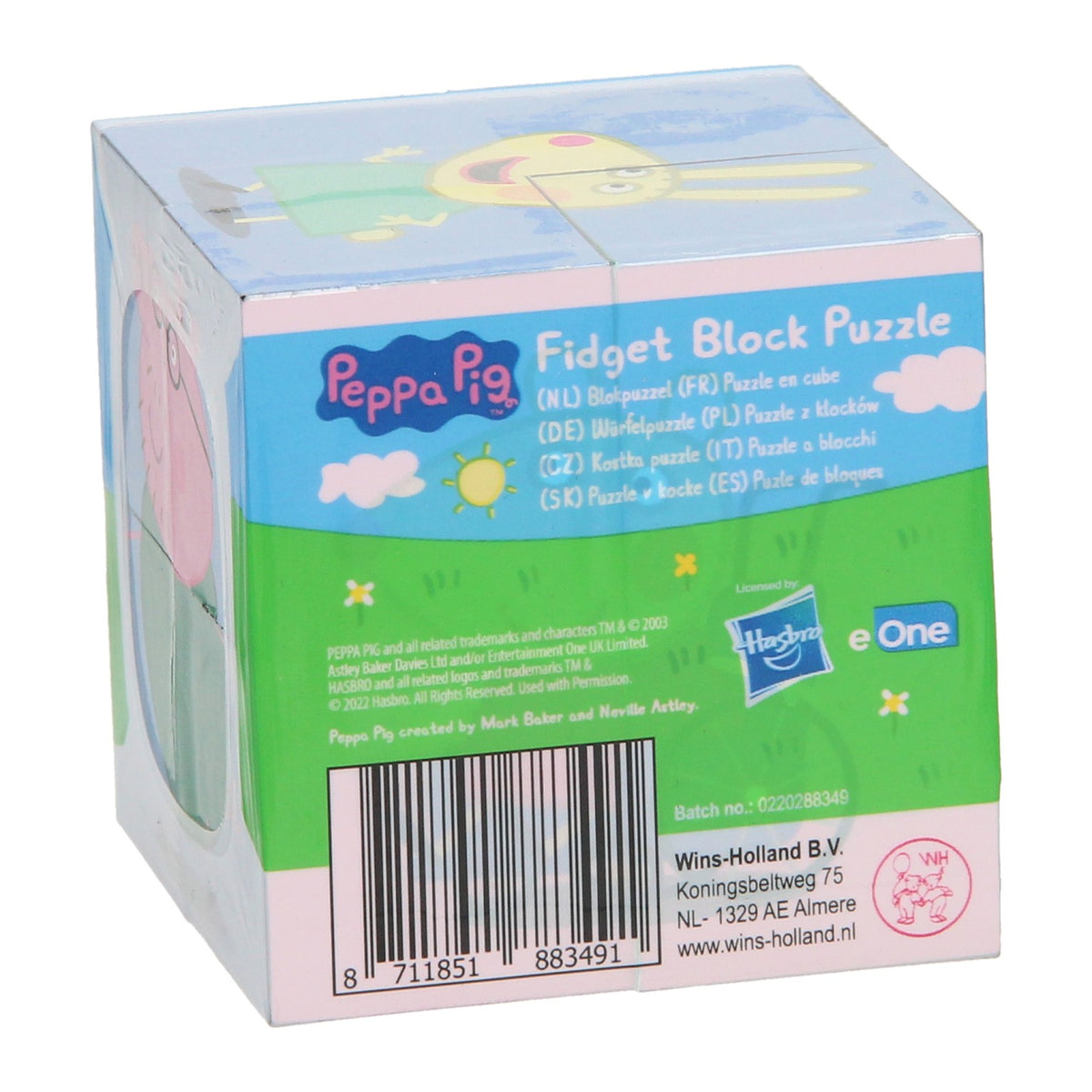 Vince il puzzle fidget block di Holland Peppa Pig