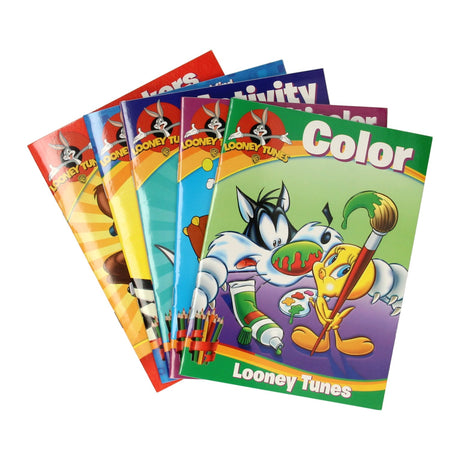 Book Specials Nederland BV Looney Tunes Colorbook Box con matite colorate