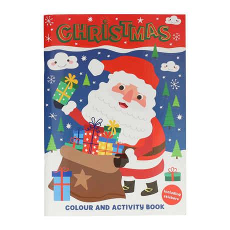 Vince il libro da colorare e attività dell'Olanda A4 Natale