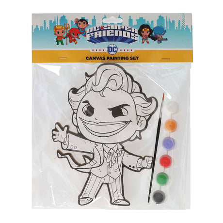Vince il dipinto su tela Holland DC Comics - Il Joker - incluso pennello e 6 colori di pittura