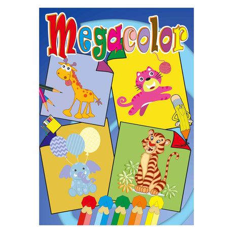Prenota speciali Netherlands bv megacolor libro da colorare animali