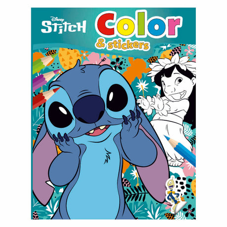 Prenota speciali Paesi Bassi bv stitch libro da colorare e adesivi