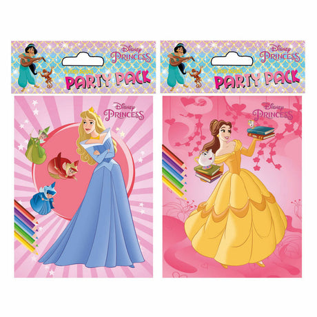 Prenota speciali Netherlands bv Libri da colorare per feste Disney principessa, 6 pz.