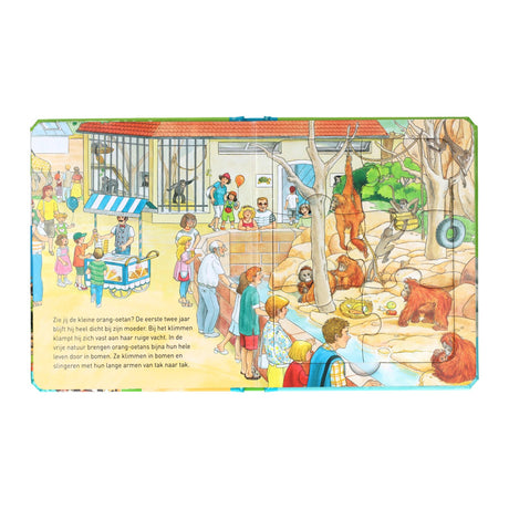 Vince il libro dei puzzle dell'Olanda allo zoo (con 5 puzzle)