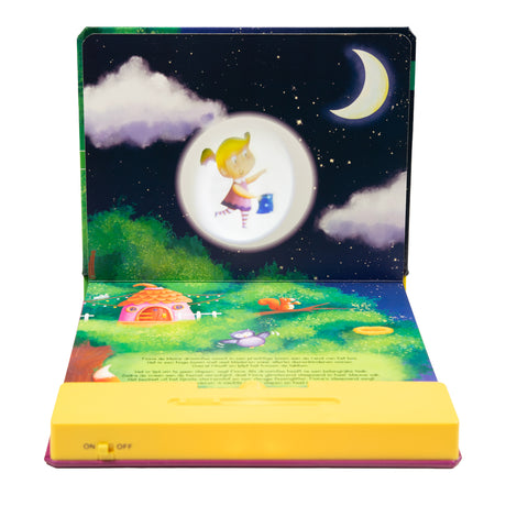 Vince all'Olanda il mio libro sul proiettore Fiona e la sabbia addormentata