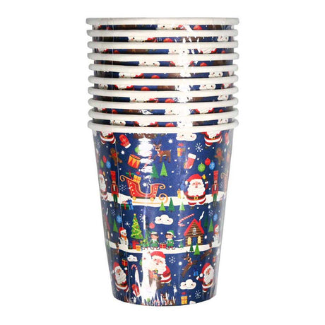 Bicchieri di carta Wins Holland Natale - 10 pz.