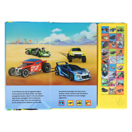 Vince l'Olanda il mio grande libro sonoro Hot Wheels - con 27 suoni