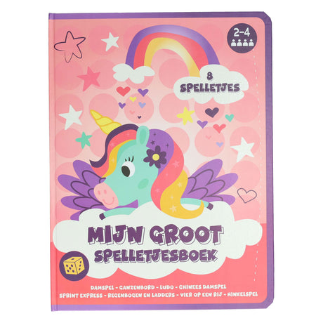 Vince il libro dei giochi da tavolo Holland 8 giochi unicorno - 3 anni.