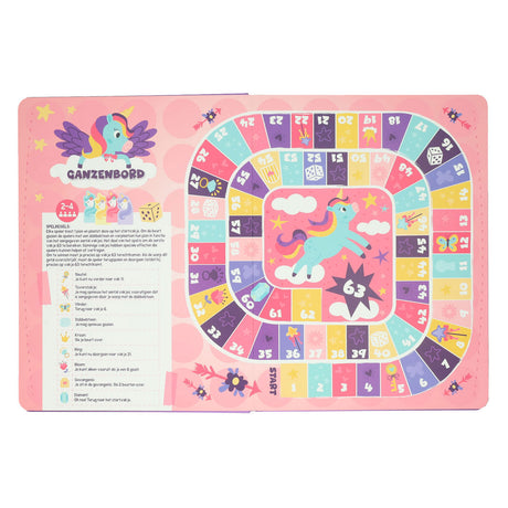 Vince il libro dei giochi da tavolo Holland 8 giochi unicorno - 3 anni.