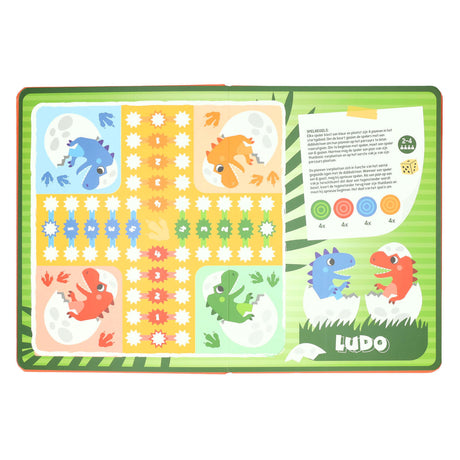 Vince il libro Holland Board Games 8 giochi dinosauro - 3 anni.
