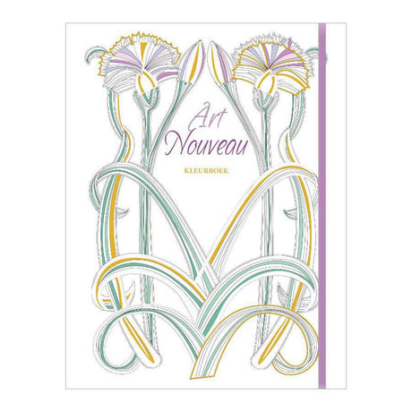 Libro da colorare degli editori Rebo: art nouveau per adulti